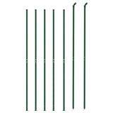 Wire mesh fence with green flange 1.4x10 m