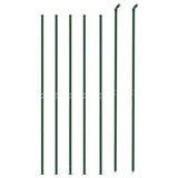 Wire mesh fence with green flange 2.2x10 m