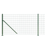 Wire mesh fence with green flange 1x25 m