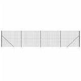 Anthracite wire mesh fence and anchor 1.6x10 m