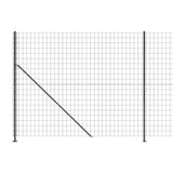 Wire mesh fence with anthracite flange 1.6x10 m