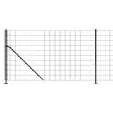 Wire mesh fence with anthracite flange 0.8x25 m