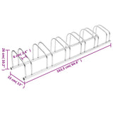 Porte-vélos pour 6 vélos acier galvanisé