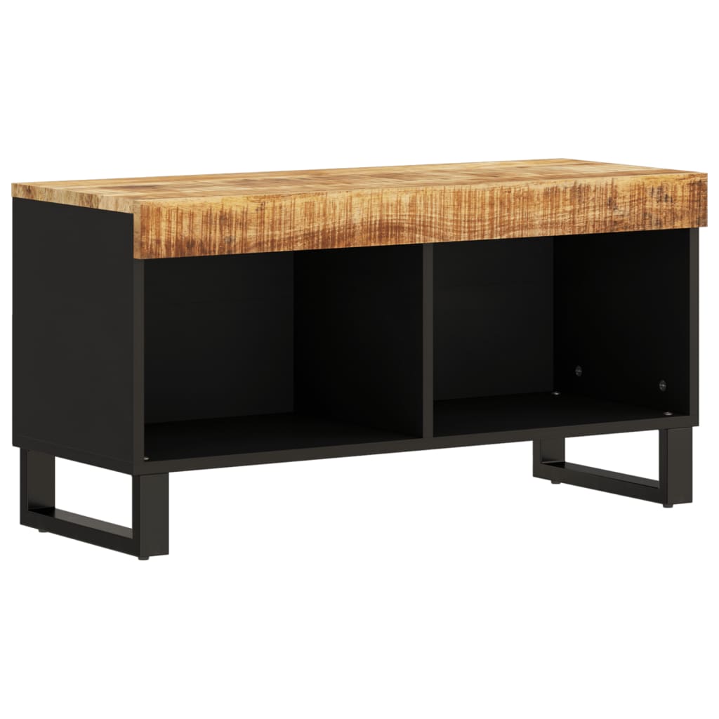 Meuble TV 85x33x43,5 cm bois massif de manguier