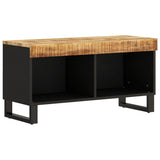 Meuble TV 85x33x43,5 cm bois massif de manguier