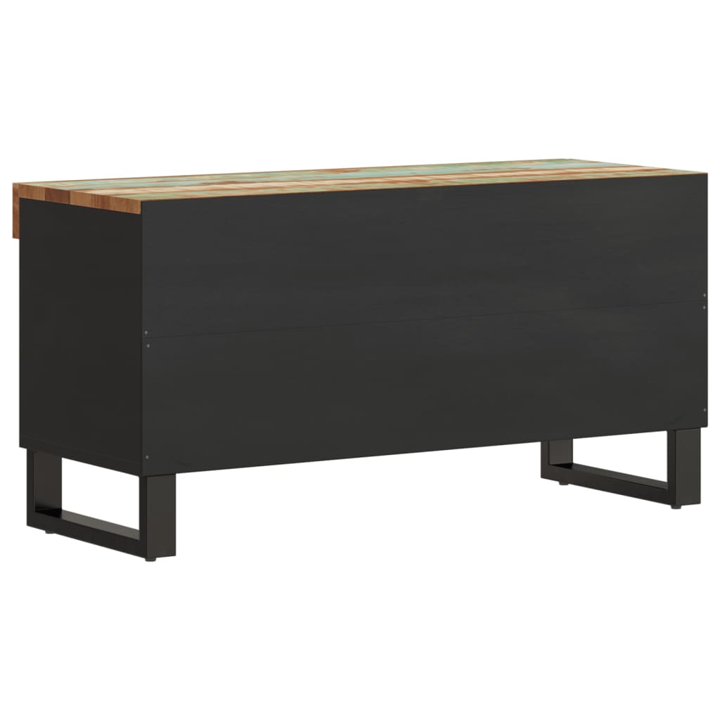 Meuble TV 85x33x43,5 cm bois massif de récupération