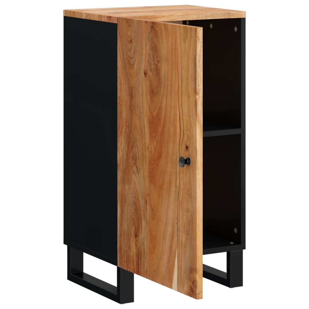 Buffet avec porte 40x31x75 cm bois massif d'acacia