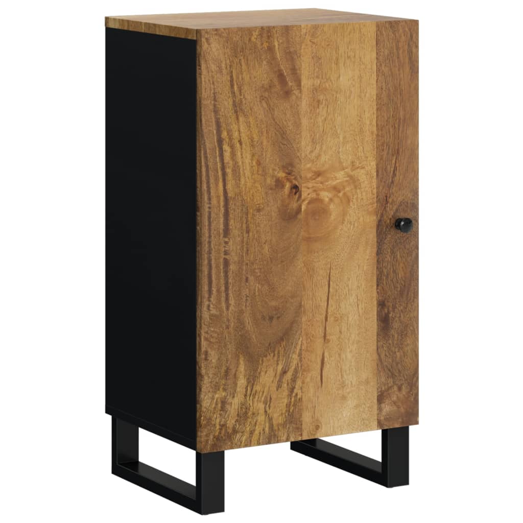 Buffet avec porte 40x31x75 cm bois massif de manguier