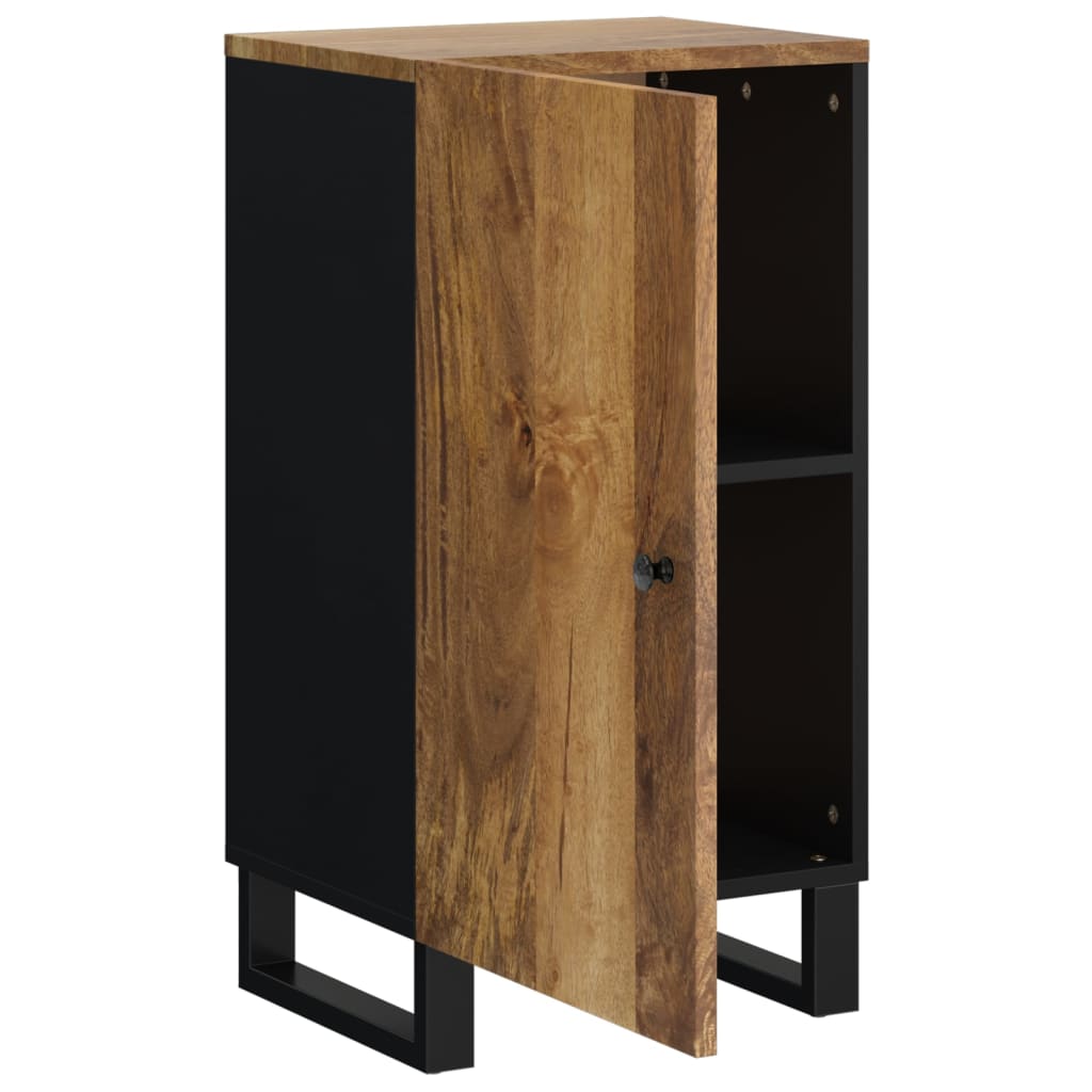 Buffet avec porte 40x31x75 cm bois massif de manguier