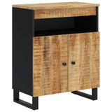 Buffet avec 2 portes 60x33x75 cm bois massif de manguier