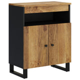 Buffet avec 2 portes 60x33x75 cm bois massif de manguier