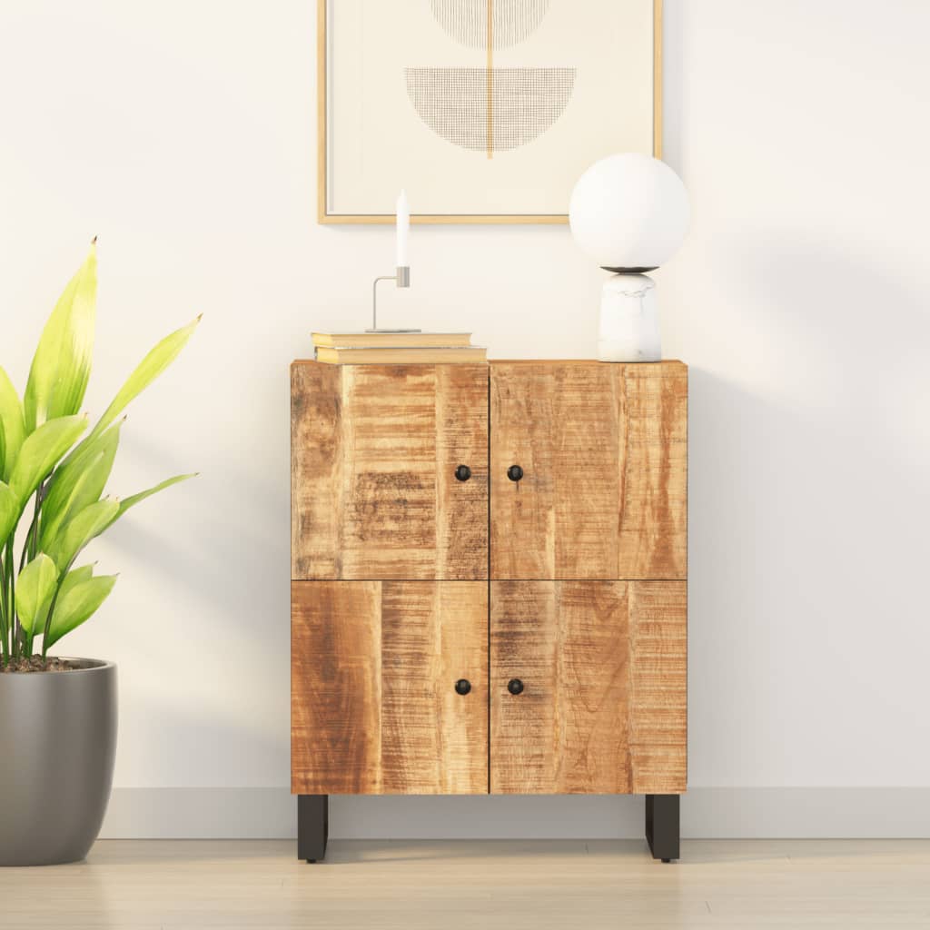 Sideboard with 4 doors 60x33x75 cm solid mango wood