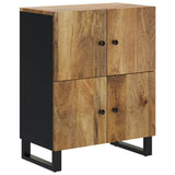 Buffet avec 4 portes 60x33x75 cm bois massif de manguier