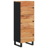 Buffet avec 3 portes 40x33x110 cm bois massif d'acacia et fer