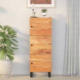 Buffet avec 3 portes 40x33x110 cm bois massif d'acacia et fer