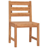 Garden chairs set of 4 solid teak wood