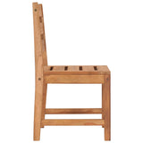 Garden chairs set of 4 solid teak wood