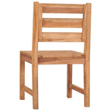 Chaises de jardin lot de 4 Bois de teck solide