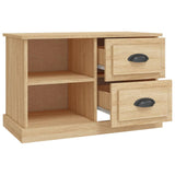 Meuble TV chêne sonoma 73x35,5x47,5 cm bois d'ingénierie