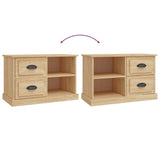 Meuble TV chêne sonoma 73x35,5x47,5 cm bois d'ingénierie