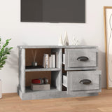 Meuble TV gris béton 73x35,5x47,5 cm bois d'ingénierie