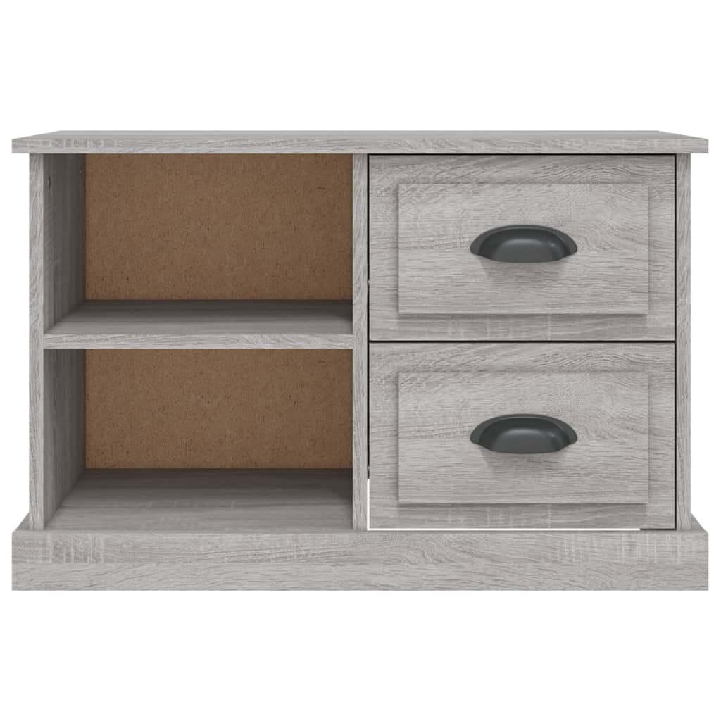 Meuble TV sonoma gris 73x35,5x47,5 cm bois d'ingénierie