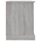 Meuble TV sonoma gris 73x35,5x47,5 cm bois d'ingénierie