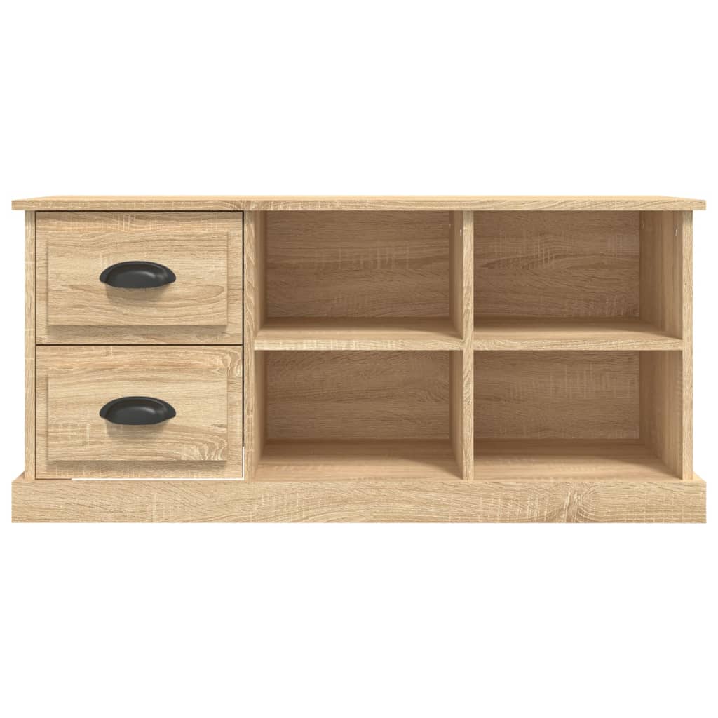 Meuble TV chêne sonoma 102x35,5x47,5 cm bois d'ingénierie