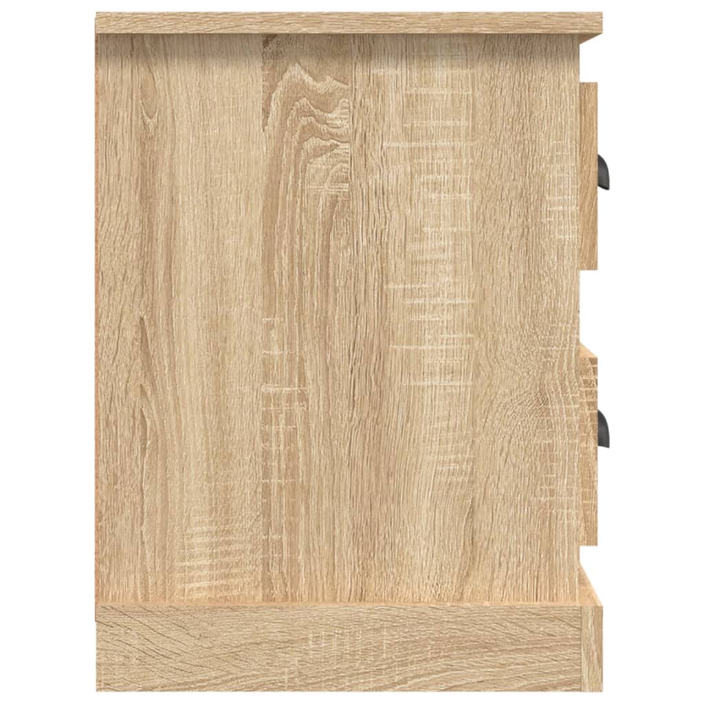 Meuble TV chêne sonoma 102x35,5x47,5 cm bois d'ingénierie