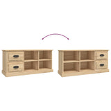 Meuble TV chêne sonoma 102x35,5x47,5 cm bois d'ingénierie