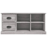 Meuble TV sonoma gris 102x35,5x47,5 cm bois d'ingénierie