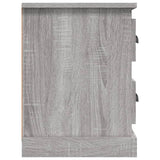 Meuble TV sonoma gris 102x35,5x47,5 cm bois d'ingénierie