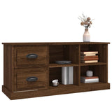 Meuble TV chêne marron 102x35,5x47,5 cm bois d'ingénierie