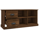 Meuble TV chêne marron 102x35,5x47,5 cm bois d'ingénierie