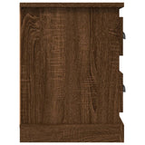 Meuble TV chêne marron 102x35,5x47,5 cm bois d'ingénierie