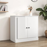 White high gloss sideboard 70x35.5x67.5 cm engineered wood