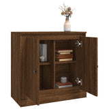 Brown oak sideboard 70x35.5x67.5 cm Engineered wood