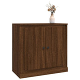 Brown oak sideboard 70x35.5x67.5 cm Engineered wood