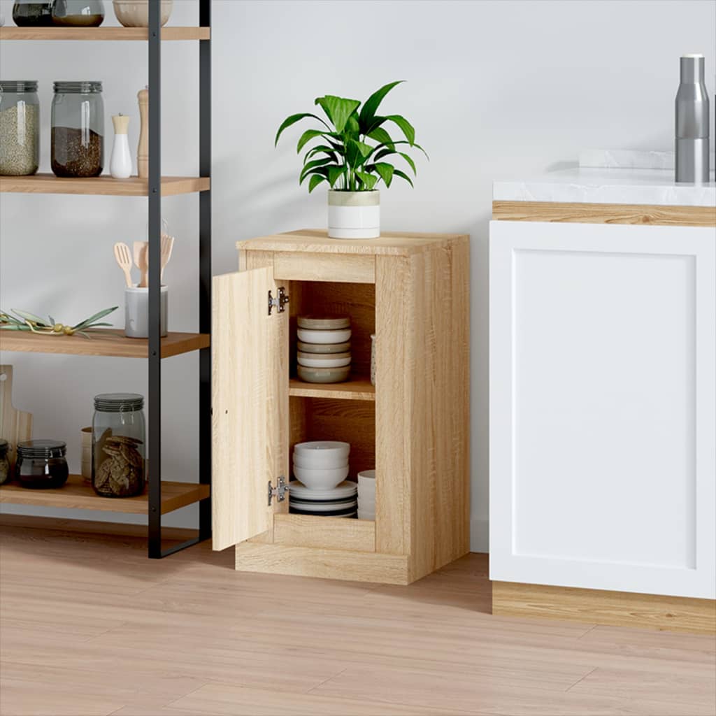 Sonoma oak sideboard 37.5x35.5x67.5 cm engineered wood