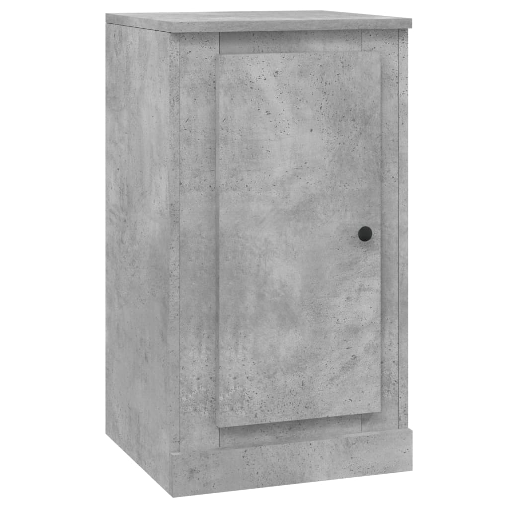 Concrete gray sideboard 37.5x35.5x67.5 cm engineered wood