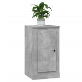 Concrete gray sideboard 37.5x35.5x67.5 cm engineered wood