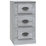 Buffet sonoma gris 36x35,5x67,5 cm bois d'ingénierie