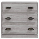 Buffet sonoma gris 70x35,5x67,5 cm bois d'ingénierie