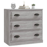 Buffet sonoma gris 70x35,5x67,5 cm bois d'ingénierie