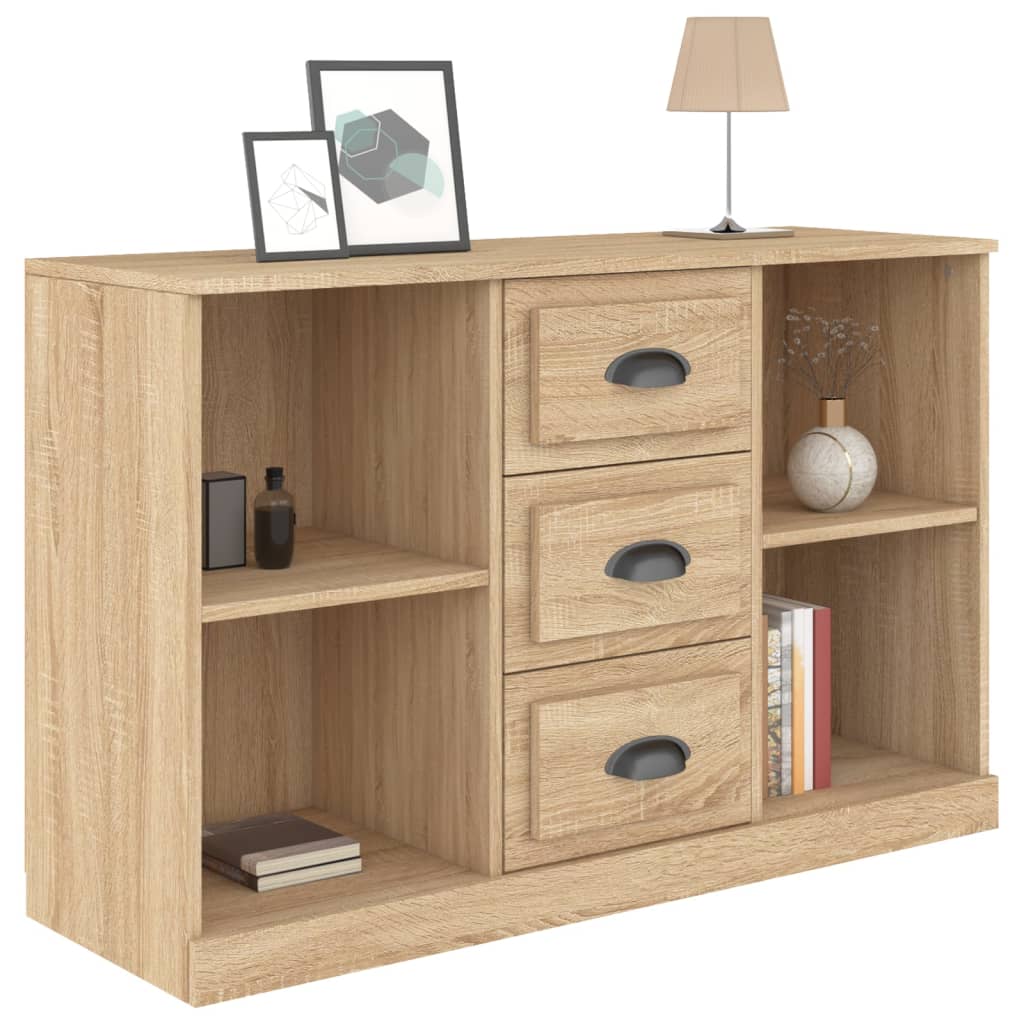 Sonoma oak sideboard 104.5x35.5x67.5 cm engineered wood