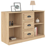 Sonoma oak sideboard 104.5x35.5x67.5 cm engineered wood