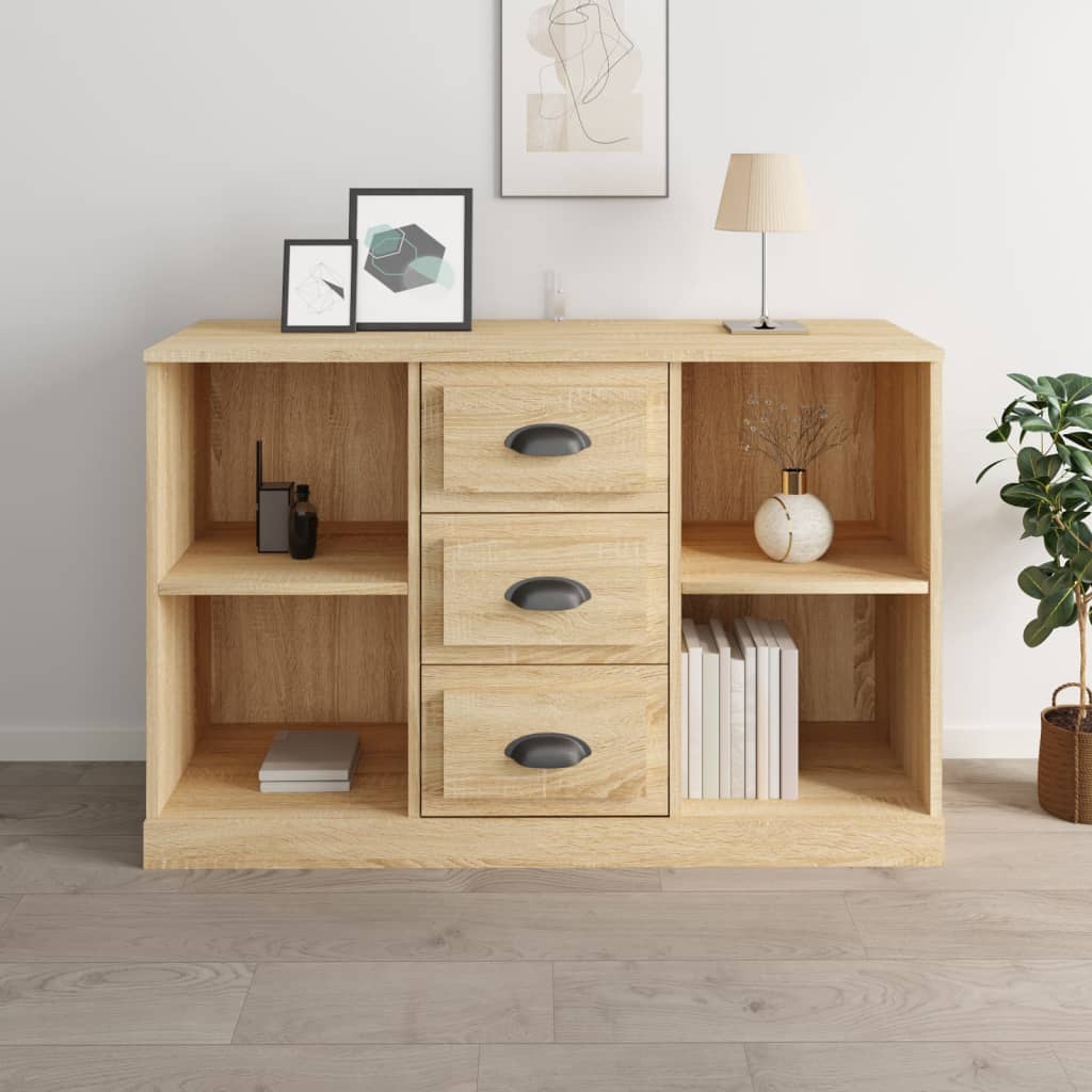 Sonoma oak sideboard 104.5x35.5x67.5 cm engineered wood