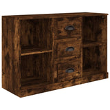 Smoked oak sideboard 104.5x35.5x67.5 cm engineered wood