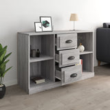 Sonoma graues Sideboard 104,5 x 35,5 x 67,5 cm, Holzwerkstoff