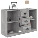 Sonoma graues Sideboard 104,5 x 35,5 x 67,5 cm, Holzwerkstoff